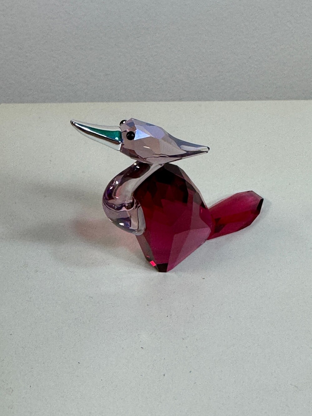 Swarovski Broadway Ginger Crystal Figurine 2.5 Inch Multicolor Gloss Finish